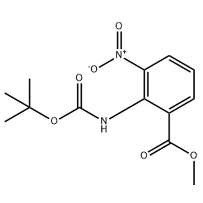 BENZOIC ACID, 2-[[(1,1-DIMETHYLETHOXY)CARBONYL]AMINO]-3-NITRO-METHYL ESTER CAS#57113-90-3